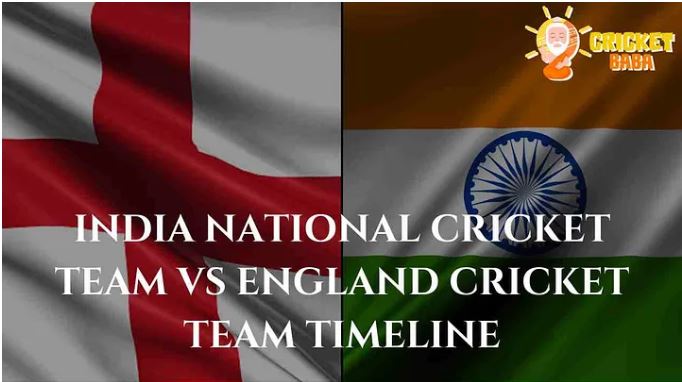 India national cricket team vs England cricket team timeline