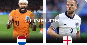 netherlands national football team vs england national football team lineups