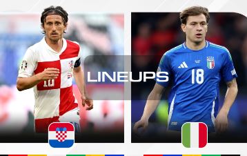 croatia national football team vs italy national football team lineups