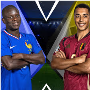 France national football team vs belgium national football team timeline