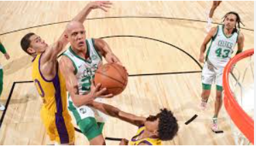 boston celtics vs lakers match player stats